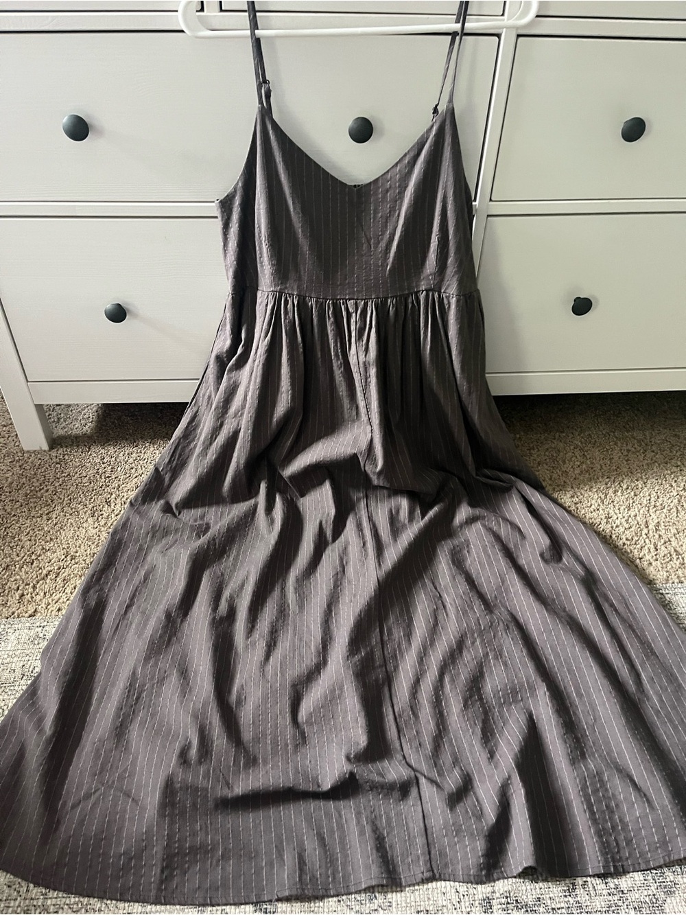 NWOT striped dress with pockets